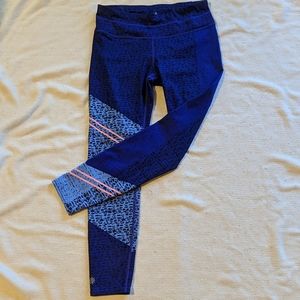 Athleta 7/8 Purple Sonar Leggings